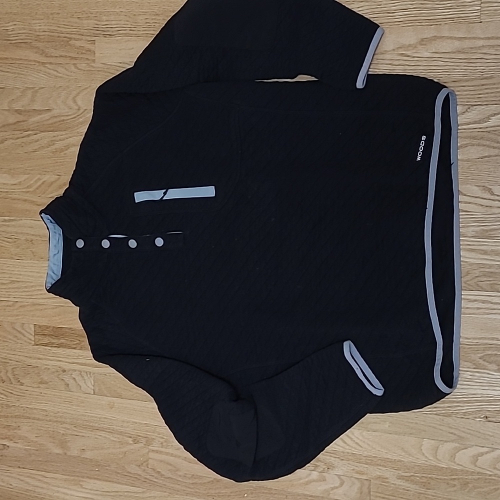 Woods quilted sweatshirt